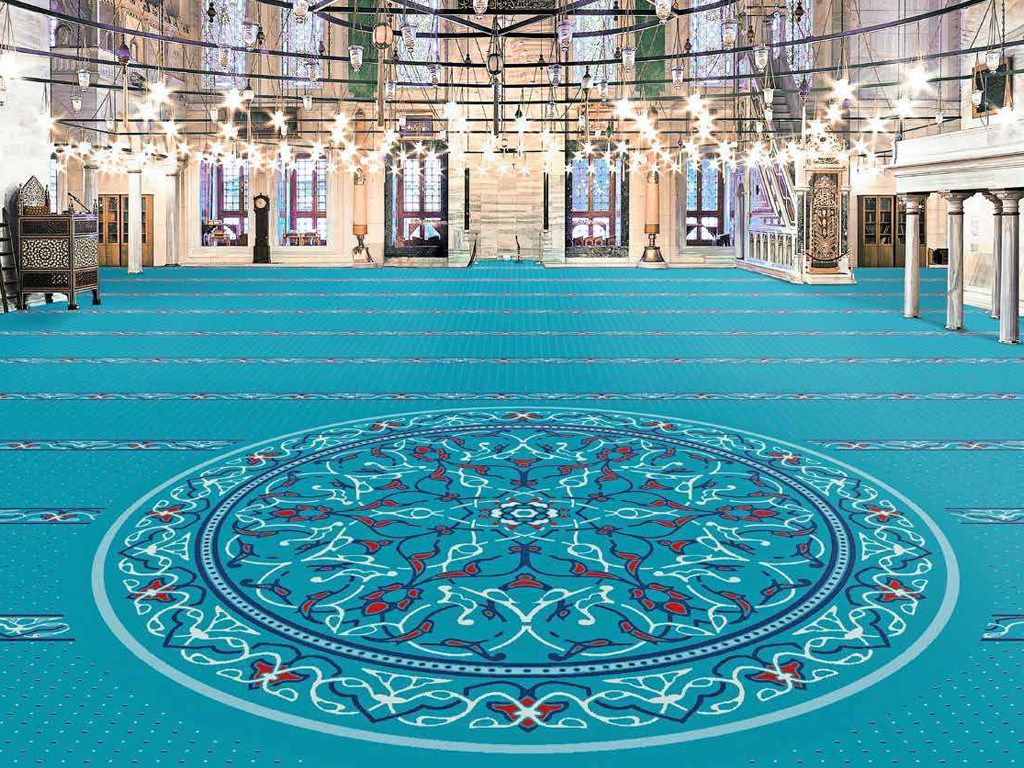 Akrilik Cami Halısı Kaplaması